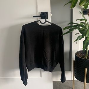 Black dynamite crew neck sweater